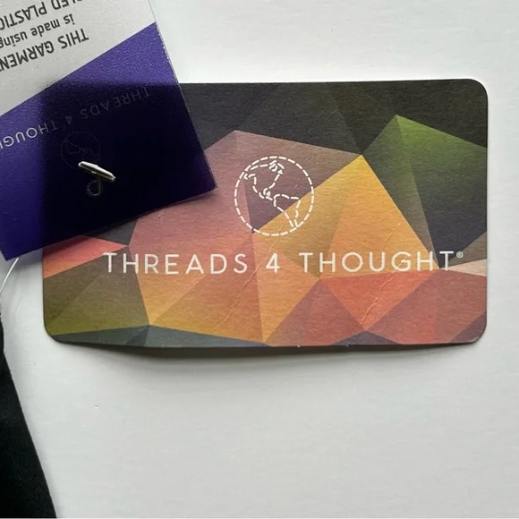 🌸NWT Threads 4 Thought Print Leggings. Black/ Multi. Size: Small - Picture 4 of 9